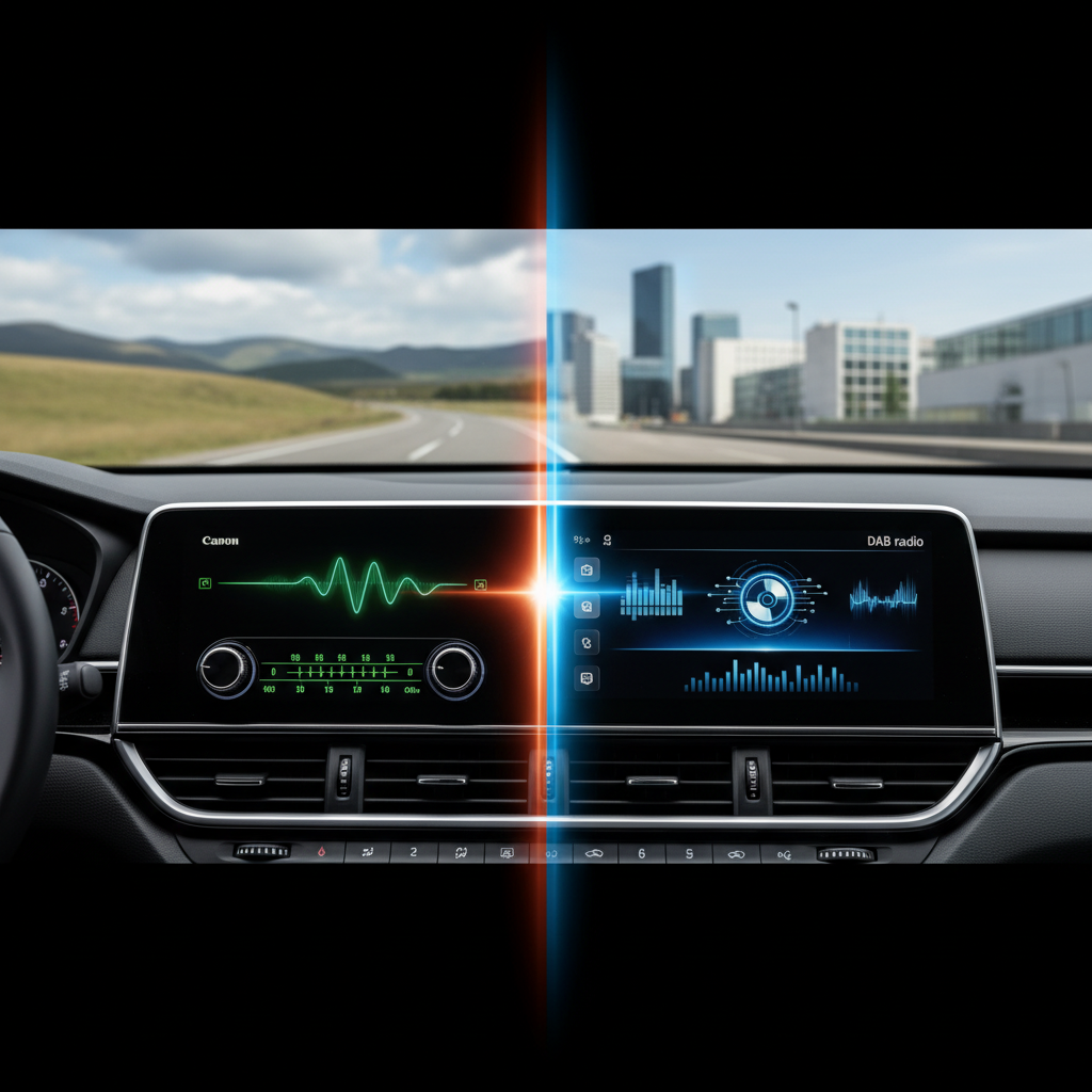 Qualità audio, copertura nazionale e obblighi normativi: cosa cambia per chi guida con il passaggio dal segnale analogico ...