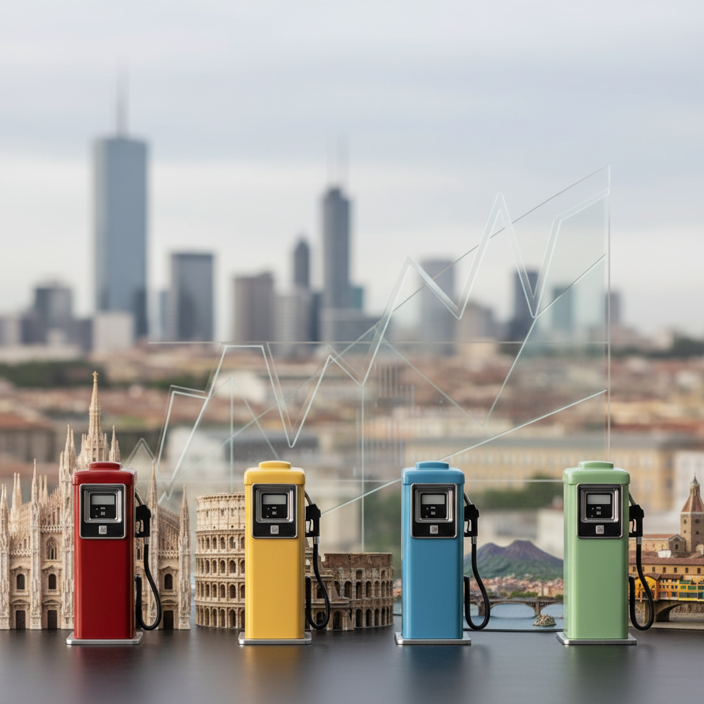 Viaggio nei distributori delle quattro grandi citta italiane tra medie MIMIT, differenze di quartiere e fattori che muovon...